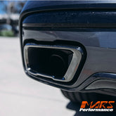 Gloss Black Replacement Exhaust Muffler Tips for BMW X5 G05 X6 G06 X7 G07 M Sport Bumper bar